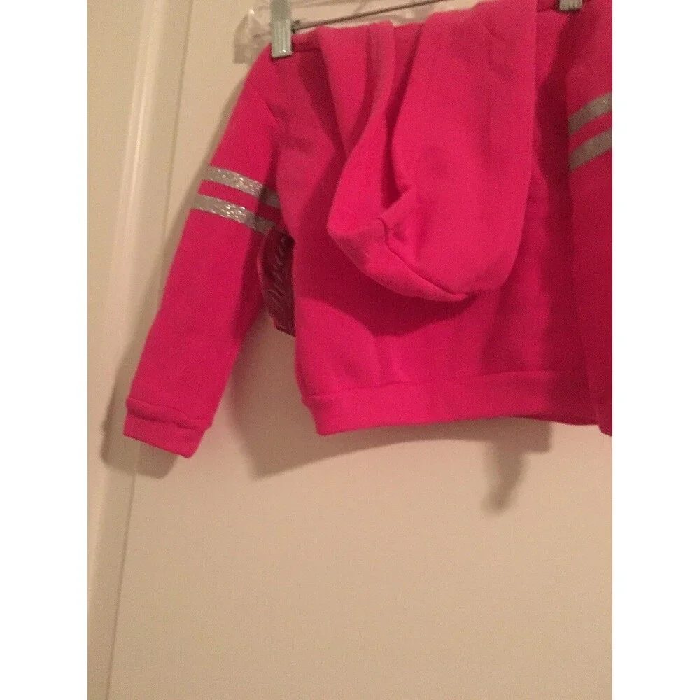 Diva Toddler Girls Graphic Print Full Zip Sweatshirt Hoodie Jacket Size 2T Pink